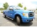 Blue Flame Metallic - F150 STX SuperCab Photo No. 3