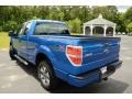 2013 Blue Flame Metallic Ford F150 STX SuperCab  photo #7