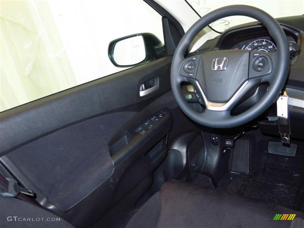 2013 CR-V EX - Crystal Black Pearl / Black photo #5