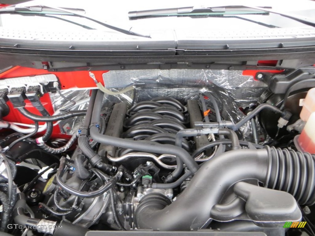 2013 Ford F150 FX4 SuperCrew 4x4 5.0 Liter Flex-Fuel DOHC 32-Valve Ti-VCT V8 Engine Photo #81367566