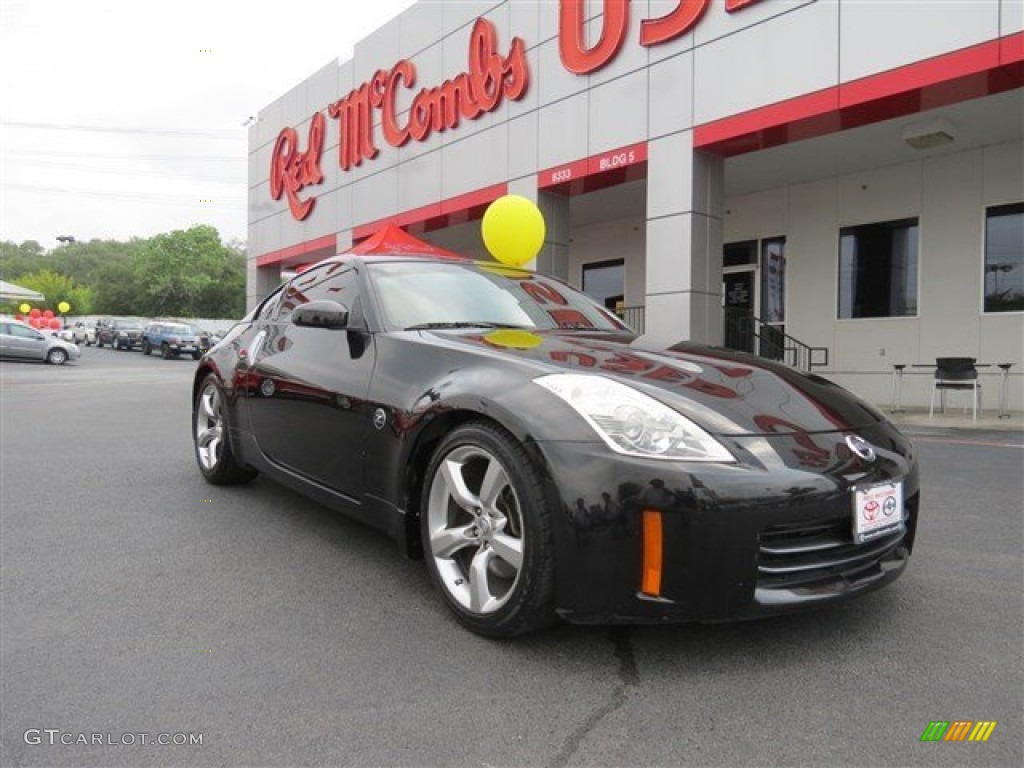 2007 350Z Enthusiast Coupe - Magnetic Black Pearl / Carbon photo #1