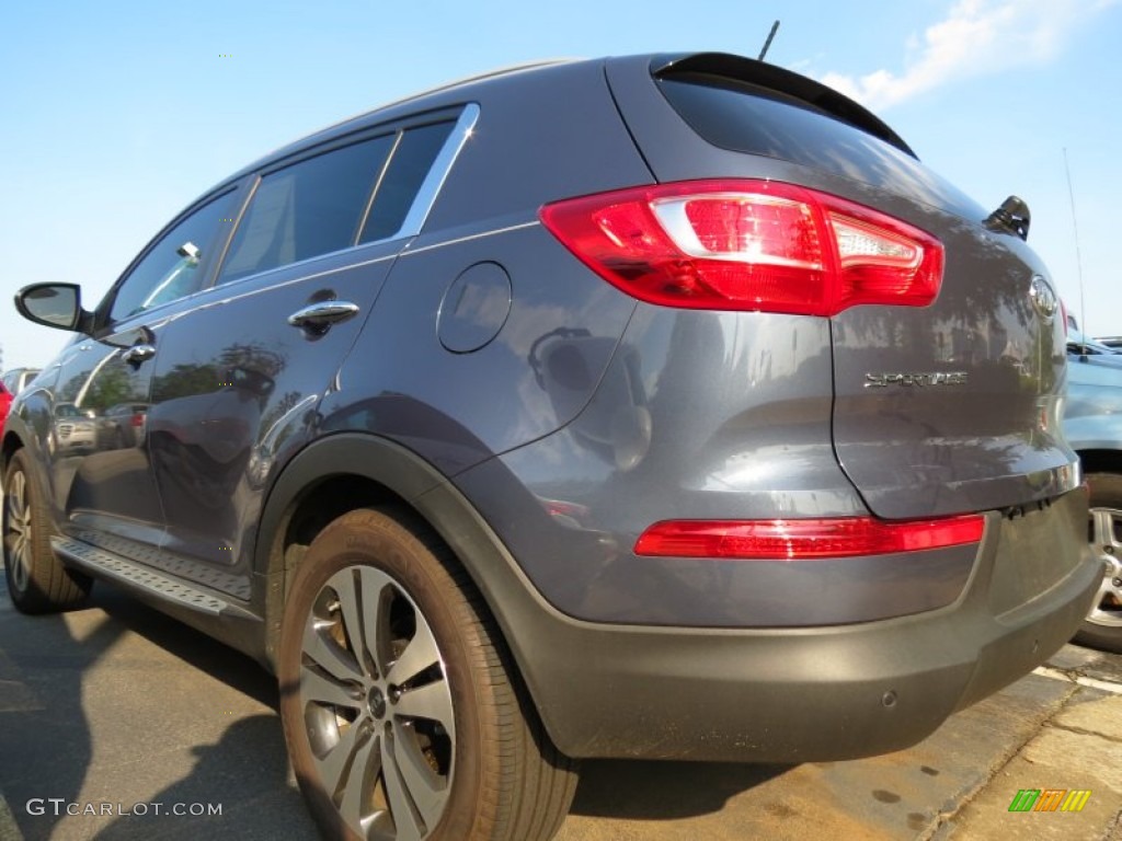 Twilight Blue 2012 Kia Sportage EX AWD Exterior Photo #81368220