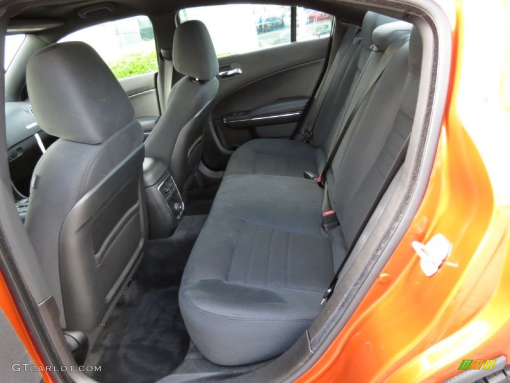 2011 Charger SE - Toxic Orange Pearl / Black photo #14