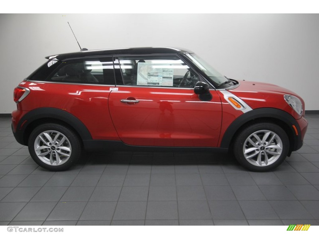 2013 Cooper Paceman - Blazing Red / Carbon Black photo #2