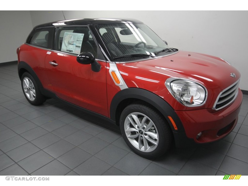 Blazing Red 2013 Mini Cooper Paceman Exterior Photo #81369848