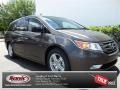 Smokey Topaz Metallic 2013 Honda Odyssey Touring Elite