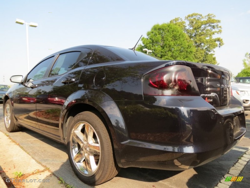 2012 Avenger SXT - Blackberry Pearl / Black/Light Frost Beige photo #2