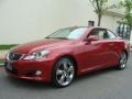 2011 Matador Red Mica Lexus IS 250C Convertible  photo #2