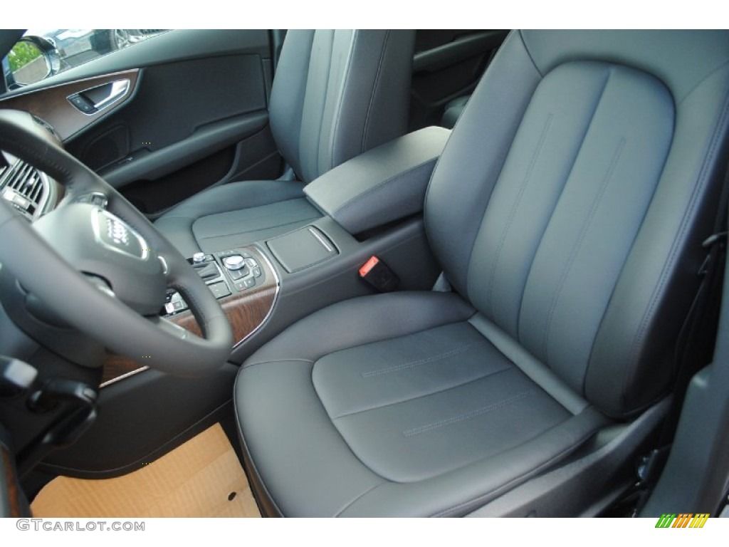 Black Interior 2013 Audi A7 3.0T quattro Premium Plus Photo #81370416