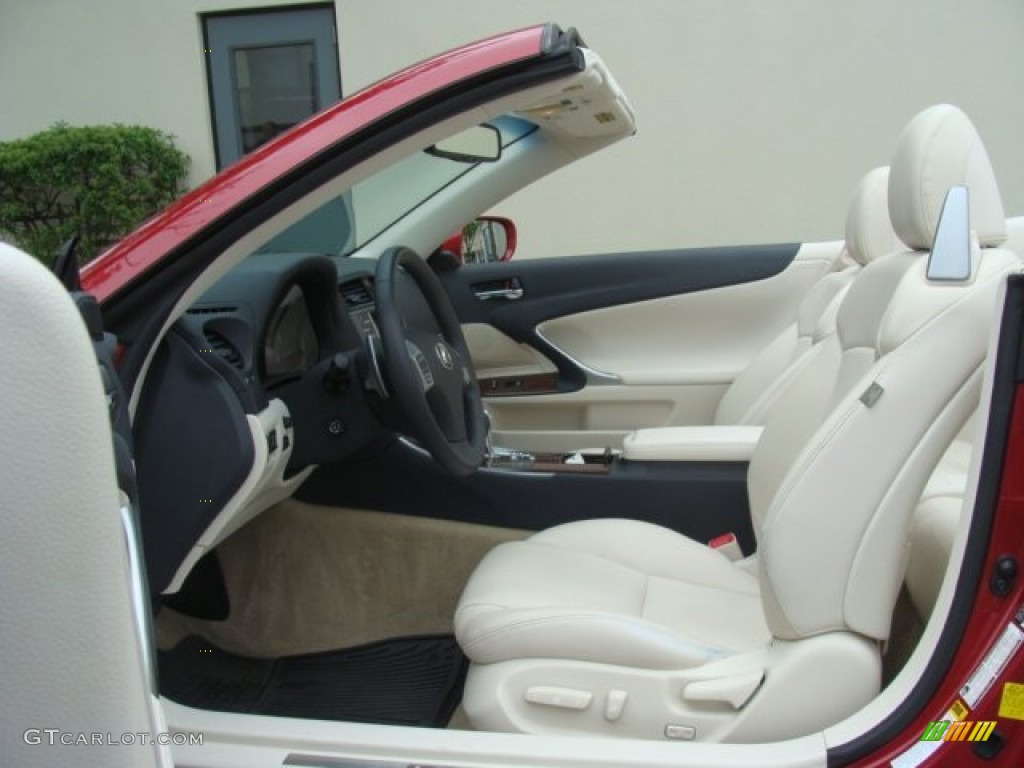 Ecru Interior 2011 Lexus IS 250C Convertible Photo #81370425