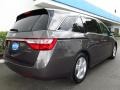 2013 Smokey Topaz Metallic Honda Odyssey Touring Elite  photo #3