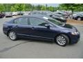 2010 Royal Blue Pearl Honda Civic EX Sedan  photo #3