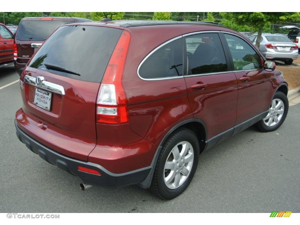 2008 CR-V EX-L 4WD - Tango Red Pearl / Gray photo #4