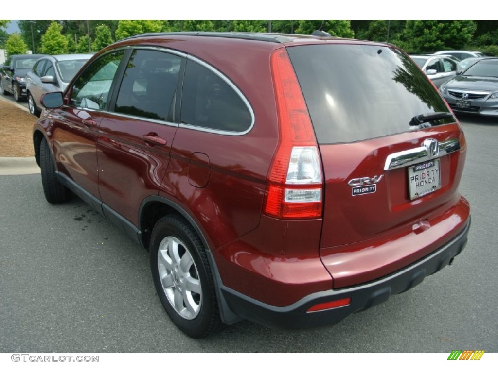 2008 CR-V EX-L 4WD - Tango Red Pearl / Gray photo #5