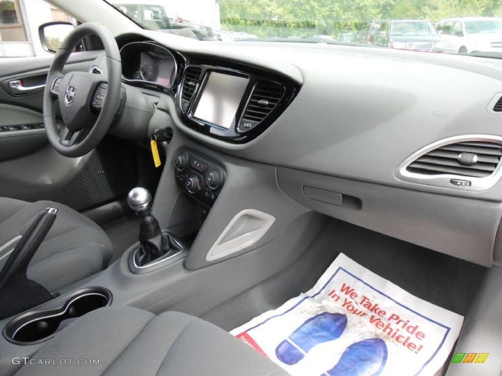 2013 Dodge Dart Rallye Diesel Gray Dashboard Photo #81372186