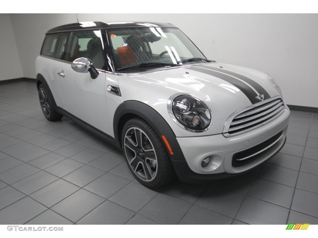 White Silver Metallic Mini Cooper