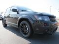 Brilliant Black Crystal Pearl 2013 Dodge Journey SXT Blacktop Exterior