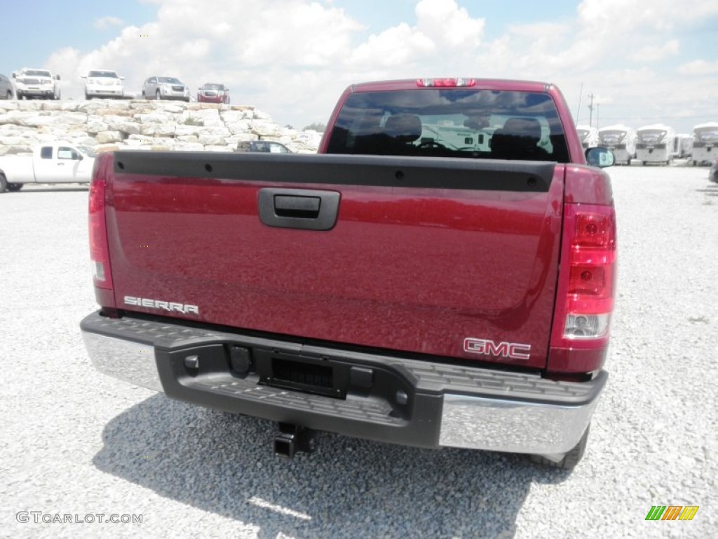 2013 Sierra 1500 SL Extended Cab 4x4 - Sonoma Red Metallic / Dark Titanium photo #14