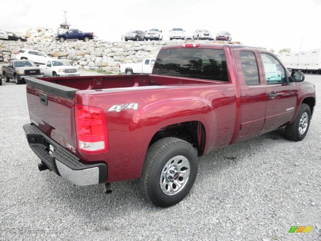 Sonoma Red Metallic 2013 GMC Sierra 1500 SL Extended Cab 4x4 Exterior Photo #81373796