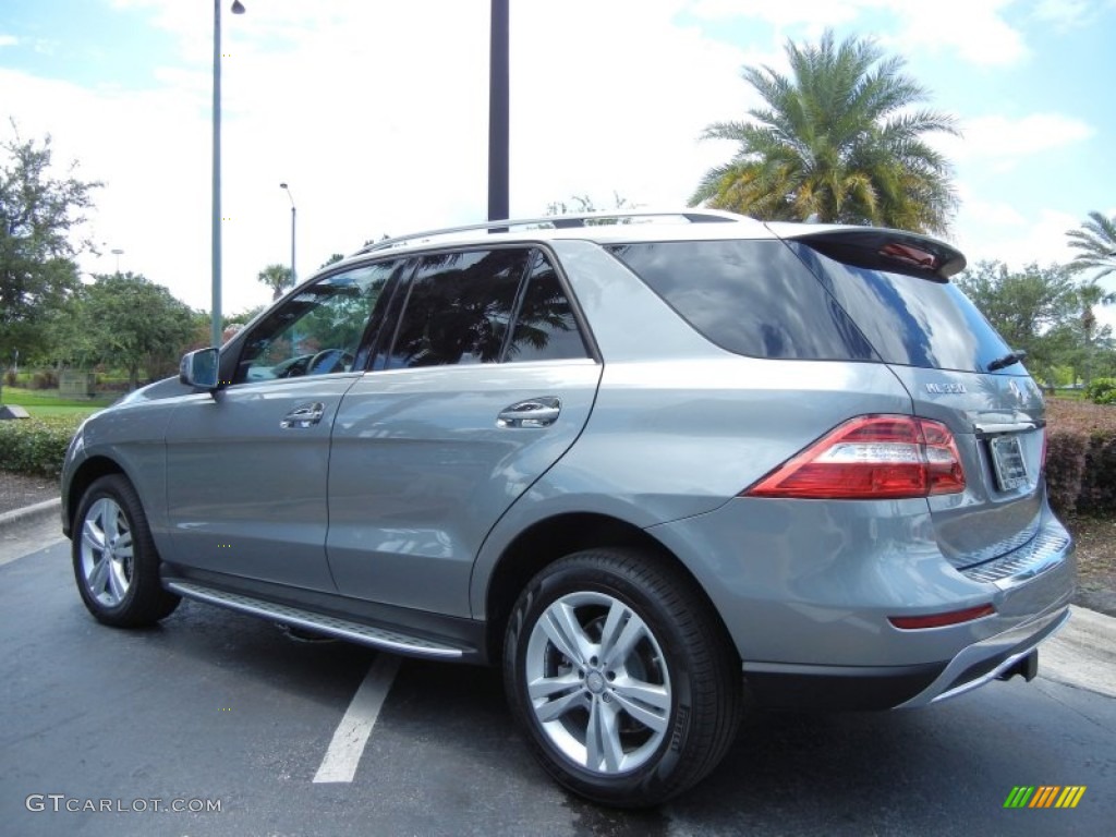 2013 ML 350 BlueTEC 4Matic - Palladium Silver Metallic / Black photo #5