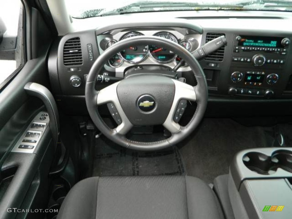 2012 Chevrolet Silverado 1500 LT Extended Cab Ebony Dashboard Photo #81374079