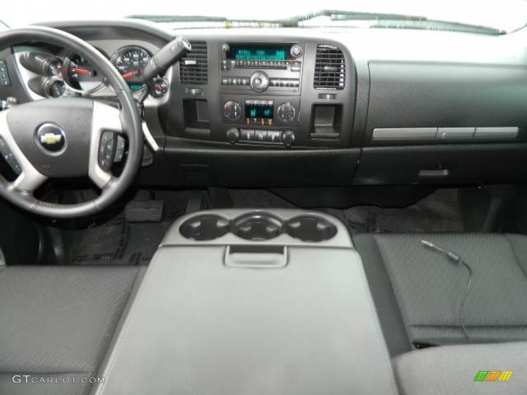 2012 Chevrolet Silverado 1500 LT Extended Cab Ebony Dashboard Photo #81374097