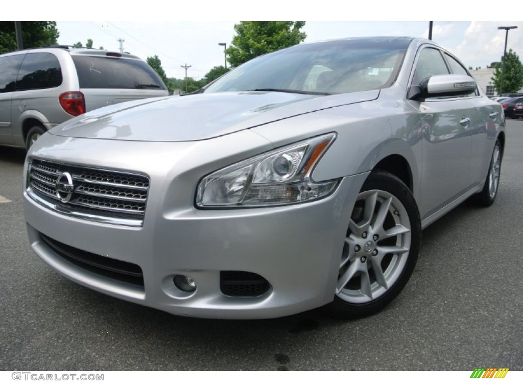 2009 Radiant Silver Metallic Nissan Maxima 3.5 SV Premium 81349292 Car Color
