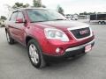 2007 Red Jewel Tintcoat GMC Acadia SLT AWD  photo #2