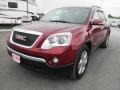 2007 Red Jewel Tintcoat GMC Acadia SLT AWD  photo #3