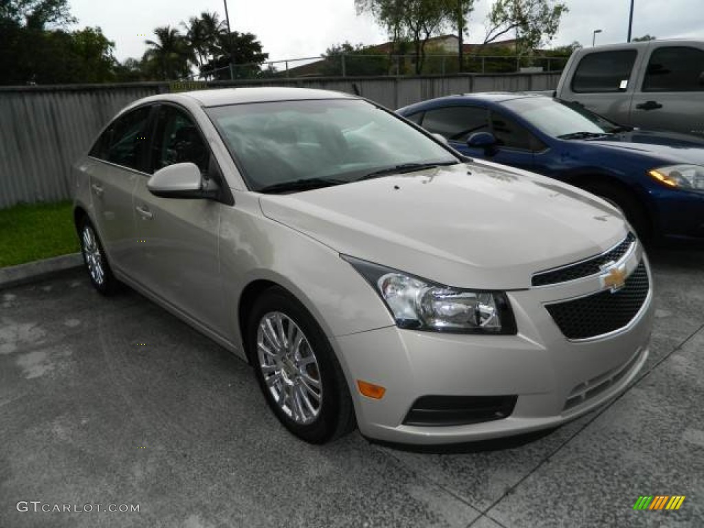 Gold Mist Metallic 2011 Chevrolet Cruze ECO Exterior Photo #81374499