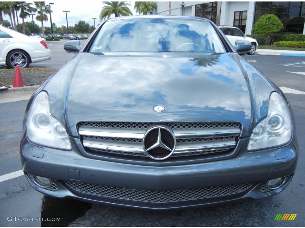 2009 CLS 550 - Flint Grey Metallic / Cashmere photo #2