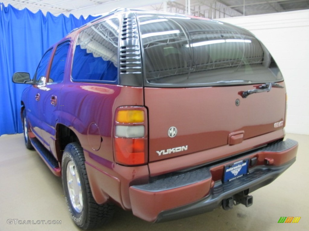 2003 Yukon Denali AWD - Garnet Red Metallic / Stone Gray photo #5