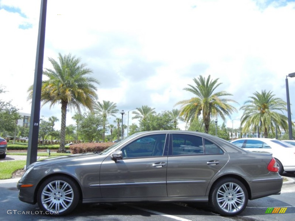 Indium Grey Metallic 2008 Mercedes-Benz E 350 4Matic Sedan Exterior Photo #81376041