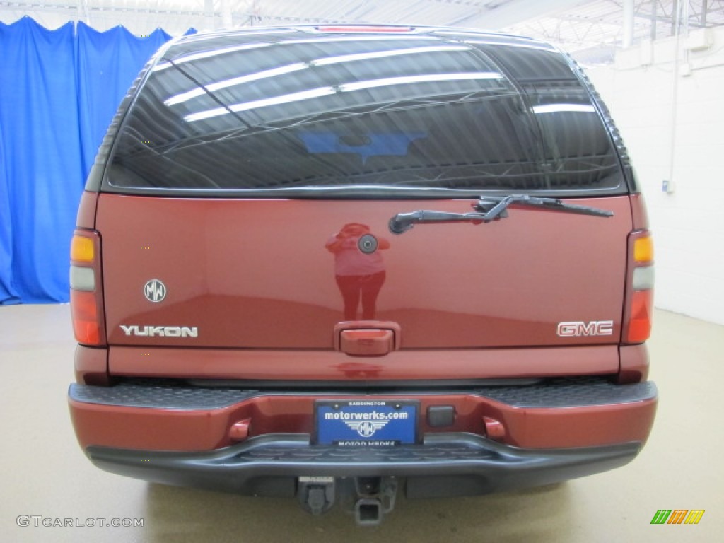 2003 Yukon Denali AWD - Garnet Red Metallic / Stone Gray photo #6