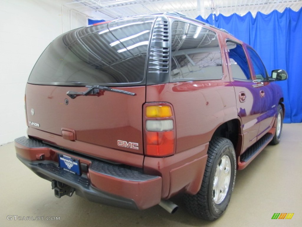 2003 Yukon Denali AWD - Garnet Red Metallic / Stone Gray photo #7