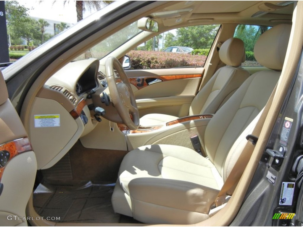 Cashmere Interior 2008 Mercedes-Benz E 350 4Matic Sedan Photo #81376264