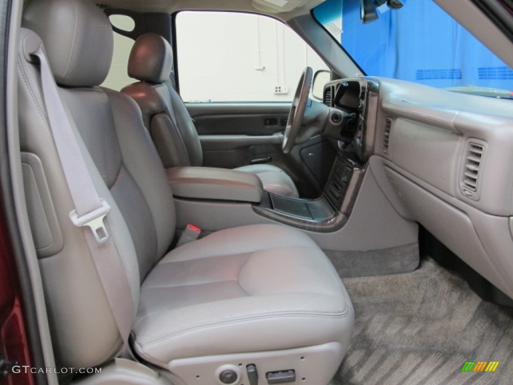 2003 Yukon Denali AWD - Garnet Red Metallic / Stone Gray photo #22