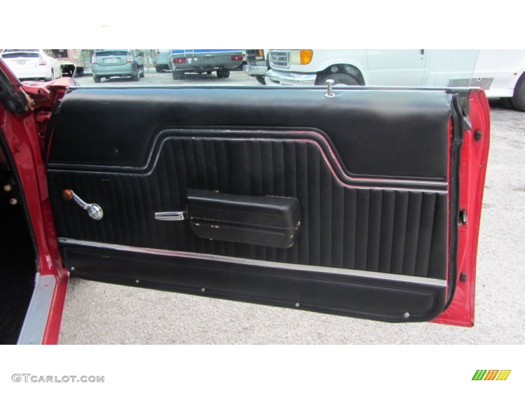 1970 Chevrolet Chevelle Malibu Sport Coupe Black Door Panel Photo #81376467