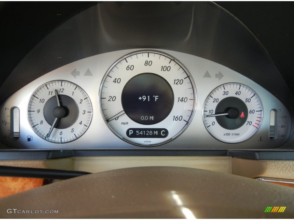 2008 Mercedes-Benz E 350 4Matic Sedan Gauges Photo #81376503