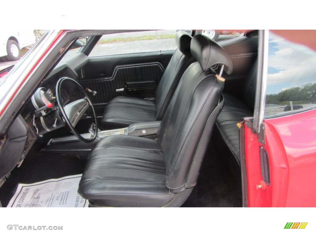 Black Interior 1970 Chevrolet Chevelle Malibu Sport Coupe Photo #81376548
