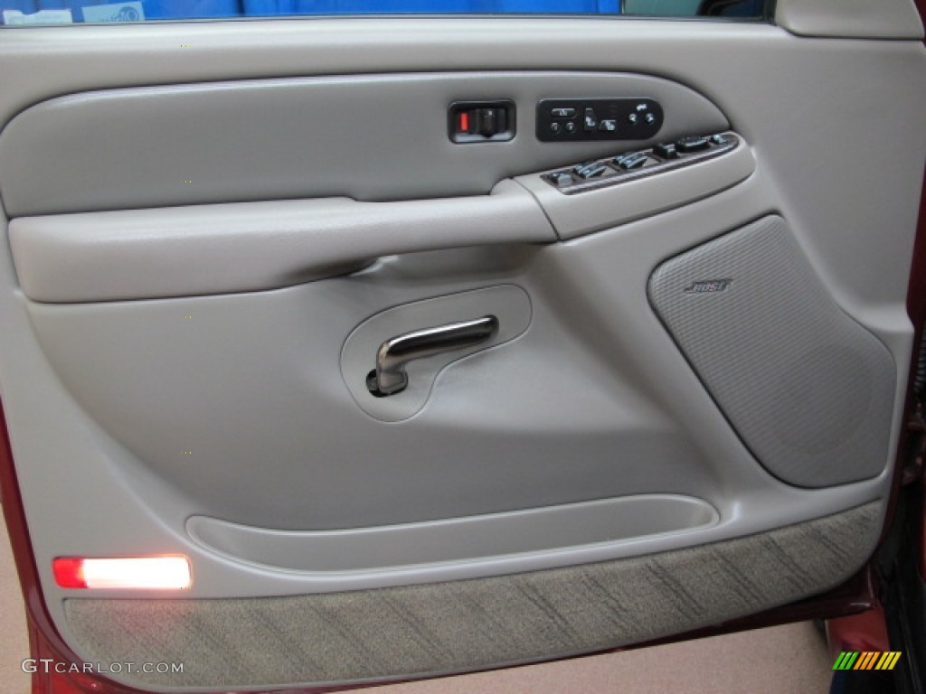 2003 Yukon Denali AWD - Garnet Red Metallic / Stone Gray photo #38