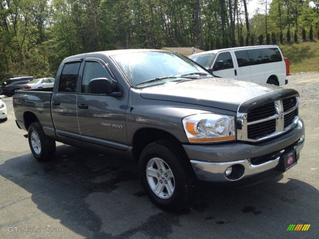 2006 Ram 1500 SLT TRX Quad Cab 4x4 - Mineral Gray Metallic / Medium Slate Gray photo #3