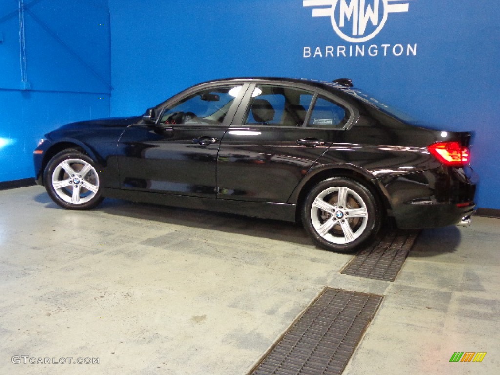 2013 3 Series 328i xDrive Sedan - Jet Black / Black photo #4