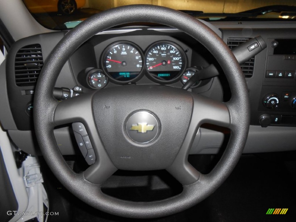 2013 Silverado 1500 Work Truck Regular Cab - Summit White / Dark Titanium photo #12