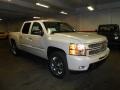 2013 White Diamond Tricoat Chevrolet Silverado 1500 LTZ Crew Cab 4x4  photo #3