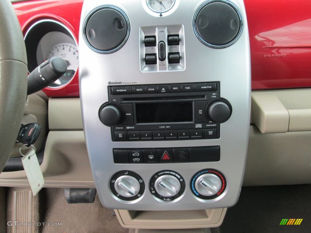 2006 PT Cruiser Touring Convertible - Inferno Red Crystal Pearl / Pastel Pebble Beige photo #21