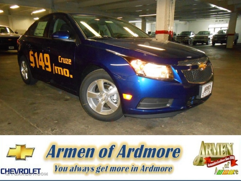 2013 Cruze LT - Blue Topaz Metallic / Jet Black photo #1