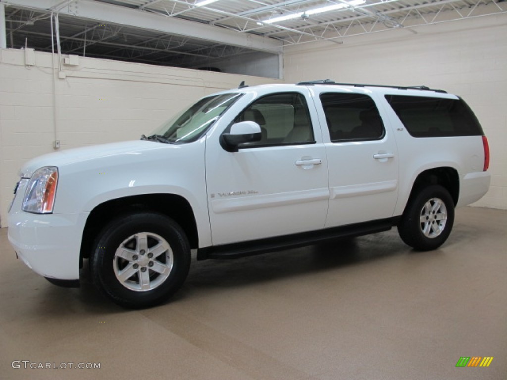 Summit White 2008 GMC Yukon XL SLT 4x4 Exterior Photo #81377898