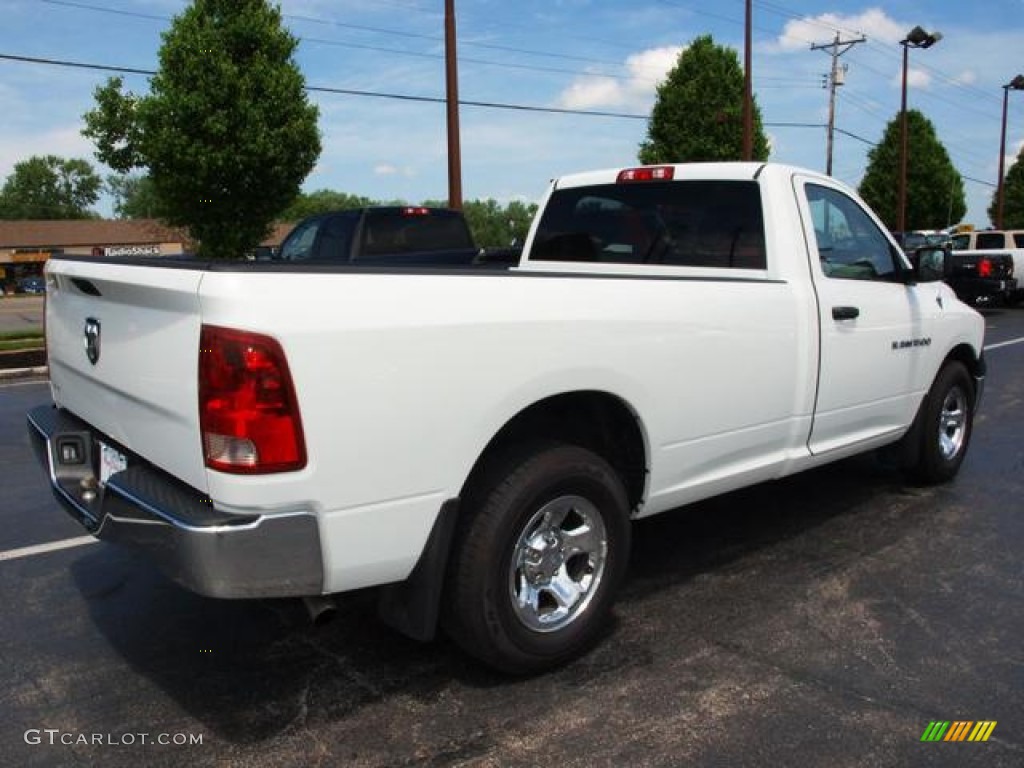 2011 Ram 1500 ST Regular Cab - Bright White / Dark Slate Gray/Medium Graystone photo #3