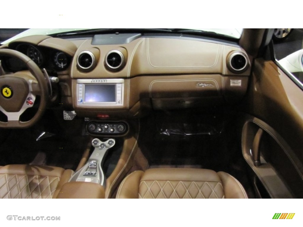 2011 Ferrari California Standard California Model Brown Dashboard Photo #81378197